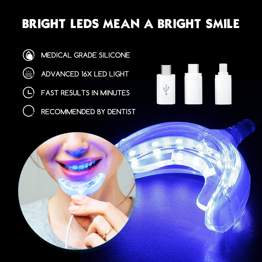 Teeth Whitening Charcoal - Luxsmile inteligente led clareamento dos dentes