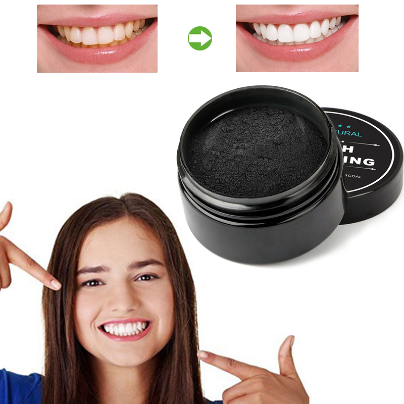 Teeth Whitening Charcoal - Pó Clareador Dentes de Carvão Ativado,