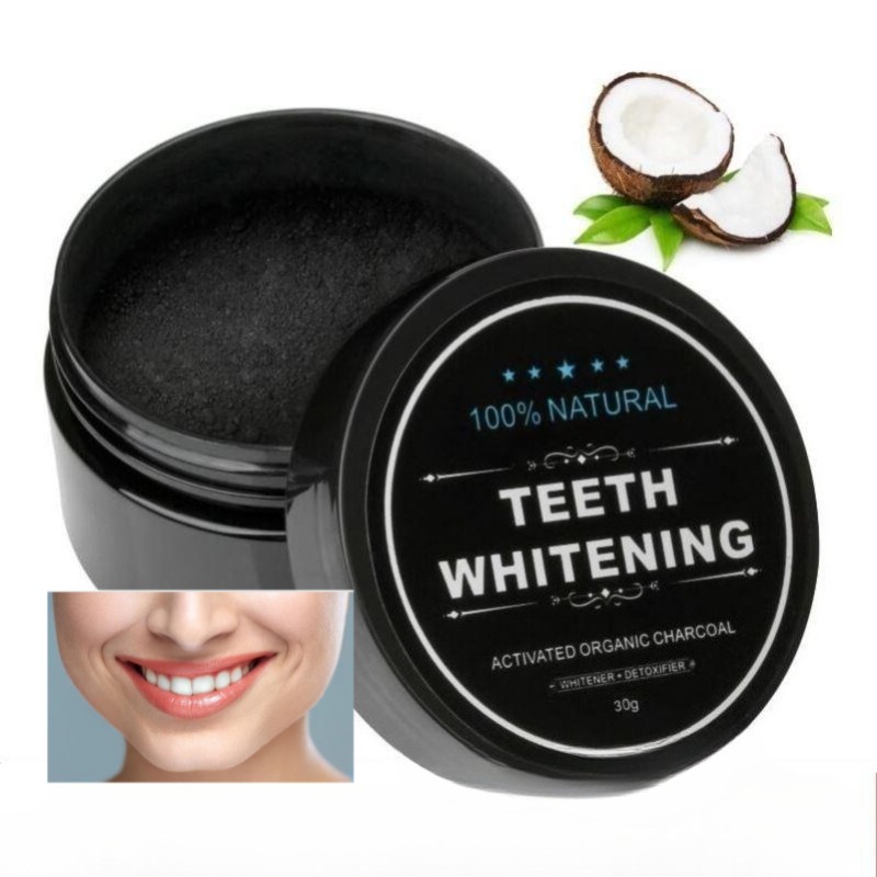 1 caixa de pó de clareamento d - Teeth Whitening Charcoal avaliação e preço