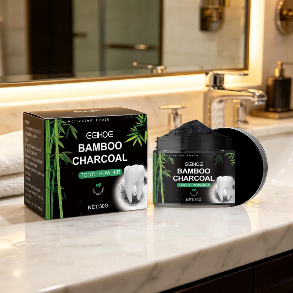 Pó Clareador de Dentes, Pó de  - Teeth Whitening Charcoal avaliação e preço