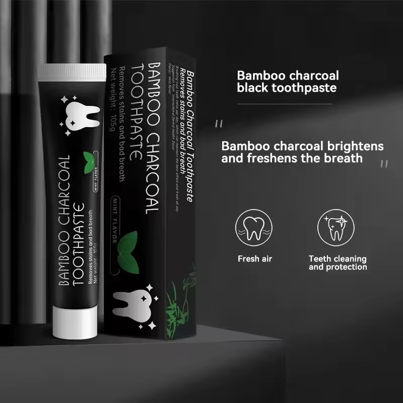 Pasta de Dente Clareadora com  - Teeth Whitening Charcoal avaliação e preço