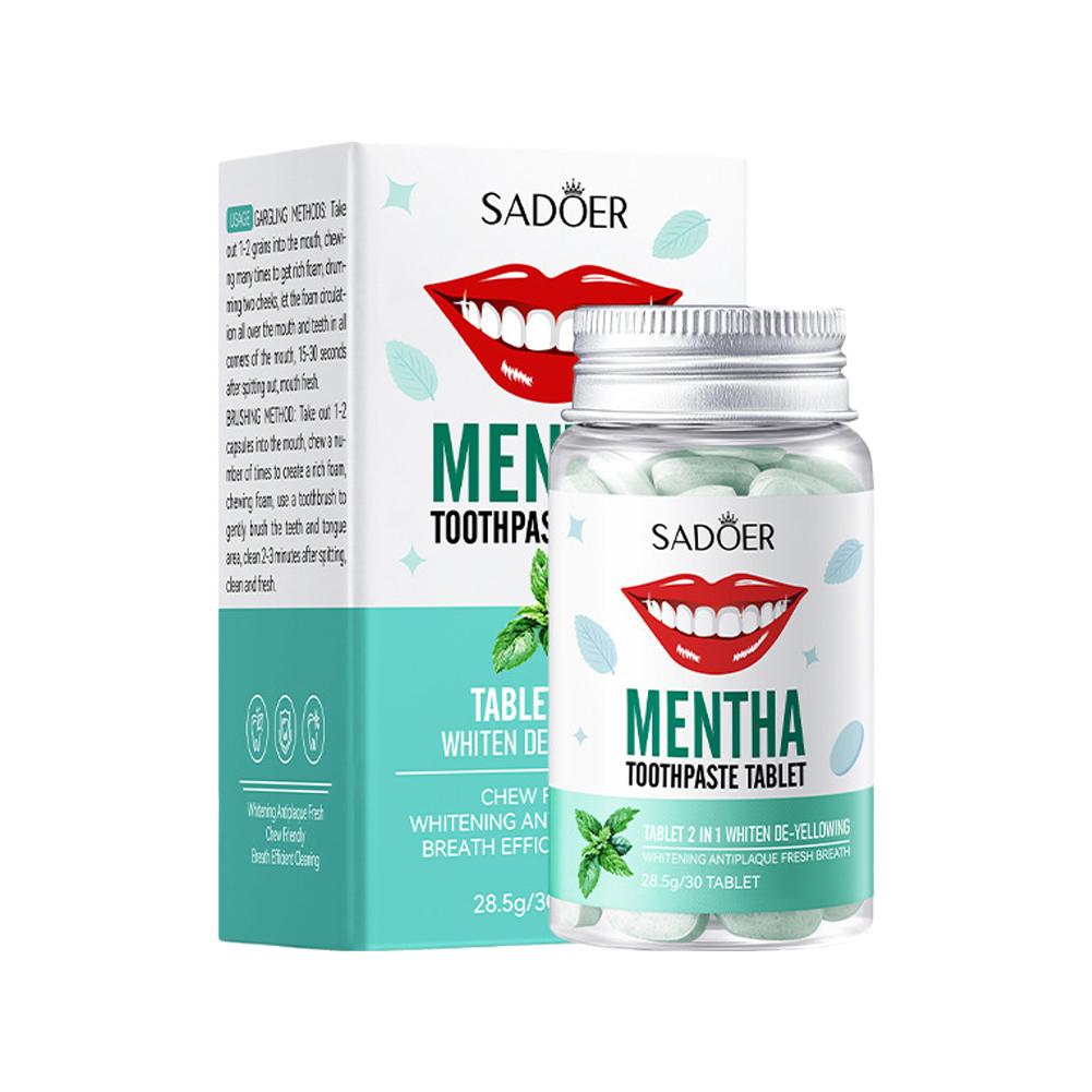Comprimidos de pasta de dente  - Teeth Whitening Charcoal avaliação e preço